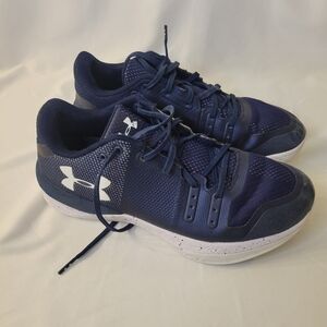 Under Armour Women's Block City Volleyball Shoe, Midnight Navy